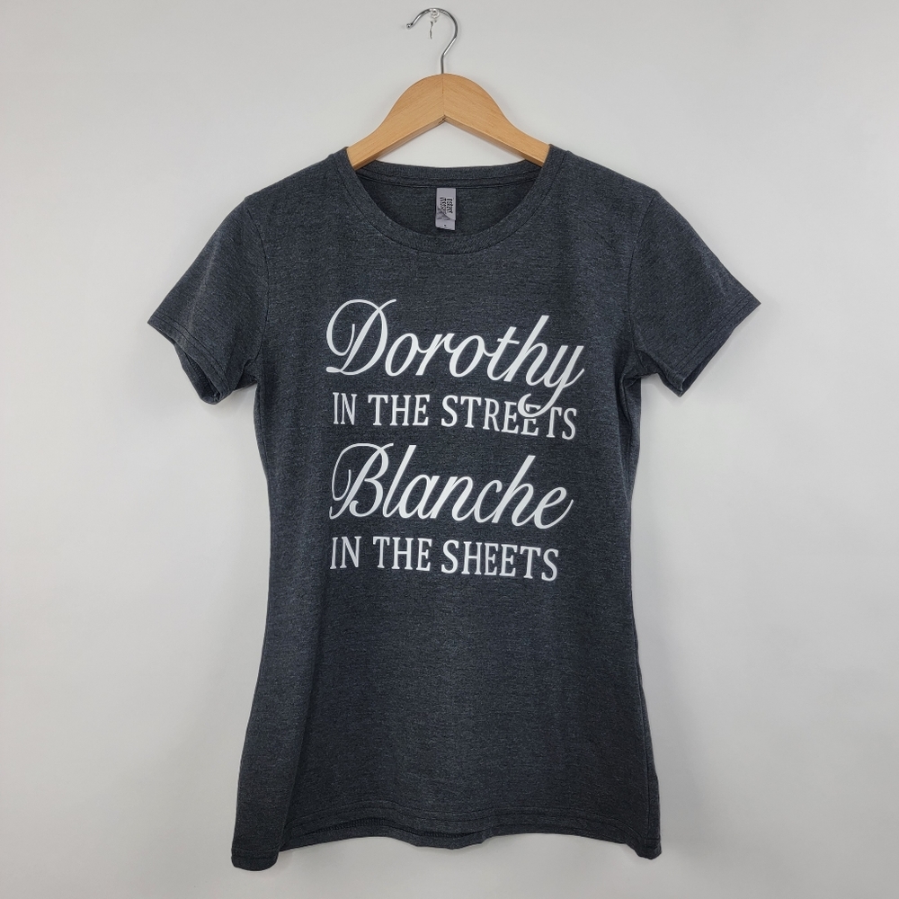 *3/$25 NWOT Golden Girls Graphic T-Shirt Fitted Funny Heather Gray Small
